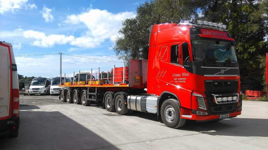 Haulage & Truck mounted Crane fleet at O'Carroll Haulage & Crane Hire Crane Hire Munster